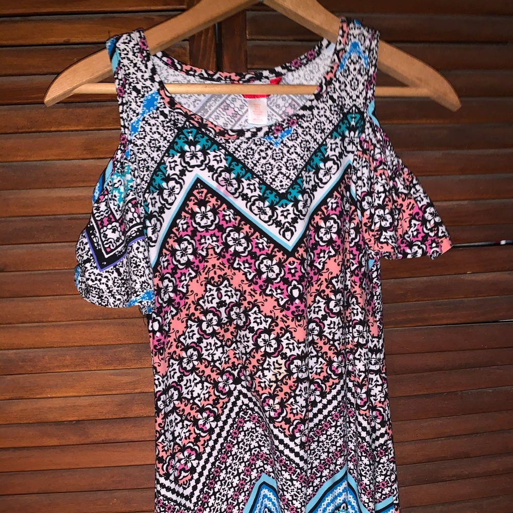 Children’s dress off the shoulder